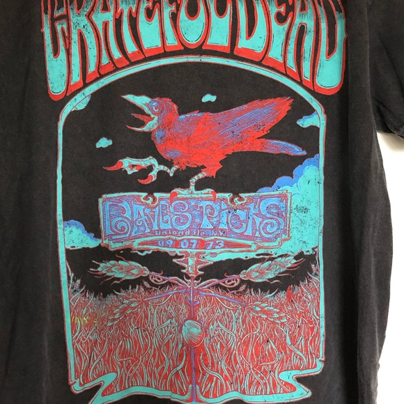 Grateful Dead Daves Picks 1973 Uniondale NY T shirt - Picture 4 of 5